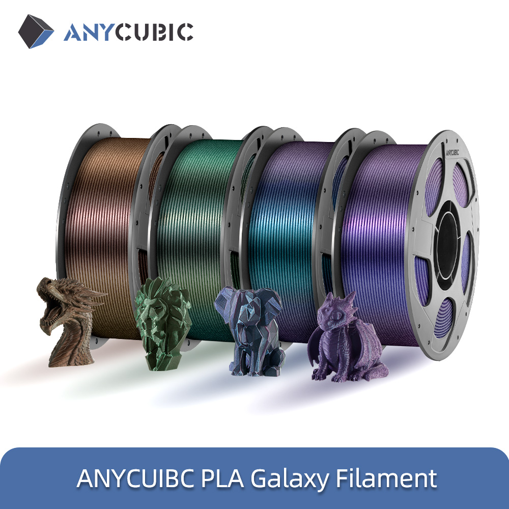 Filament 1.75 - ANYCUBIC PLA Galaxy Filament Starry Effcet