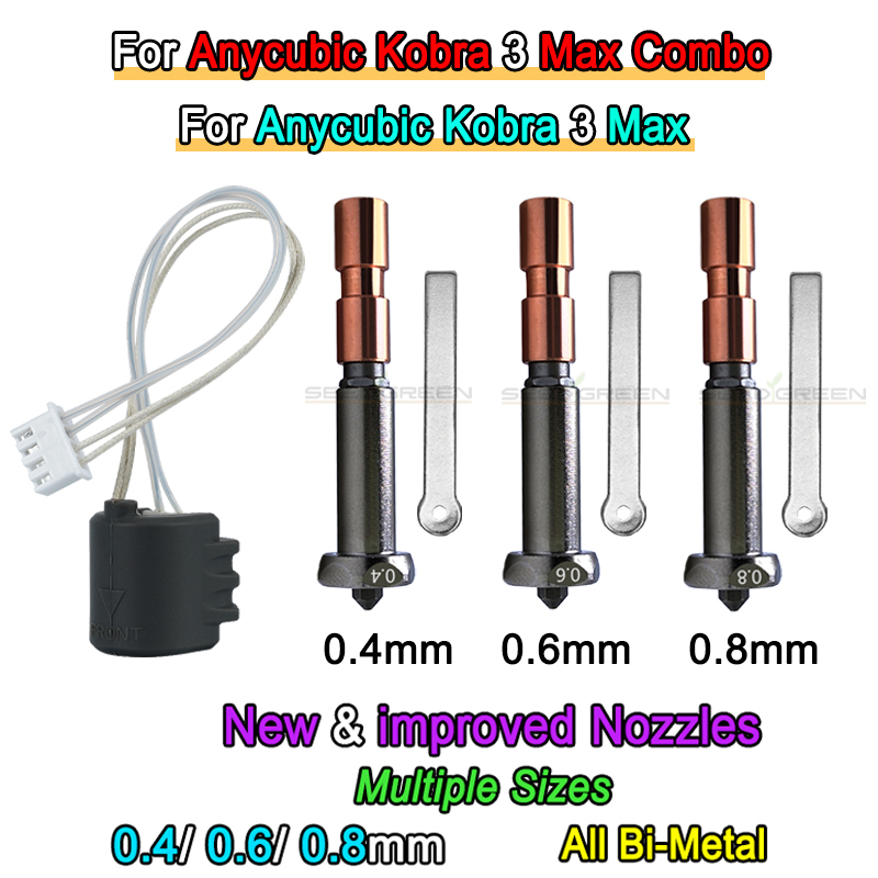 Hotend 0.4Mm - New Upgrade Nozzle For Anycubic Kobra