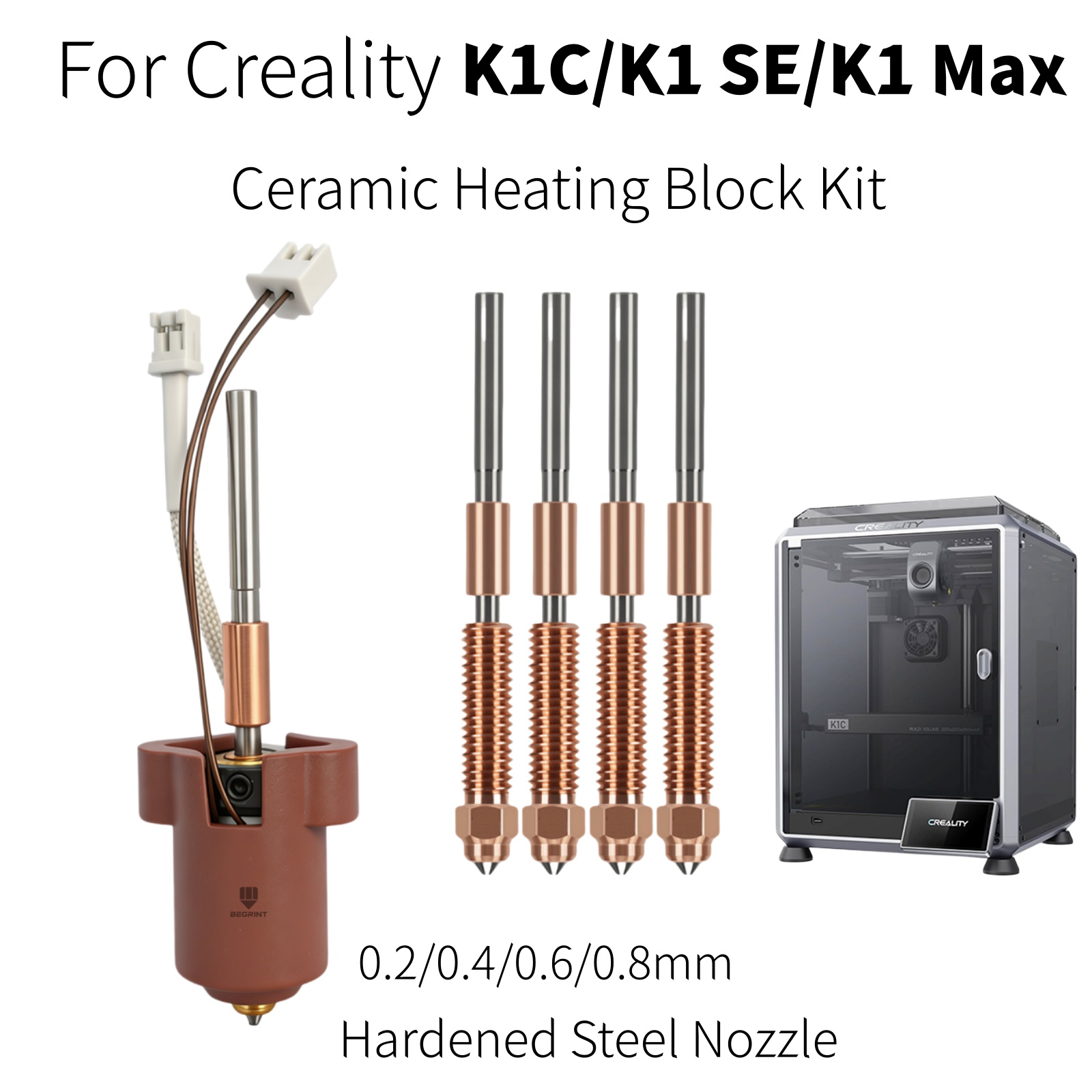 Hotend Assembly - For Creality K1C K1 MAX Hotend