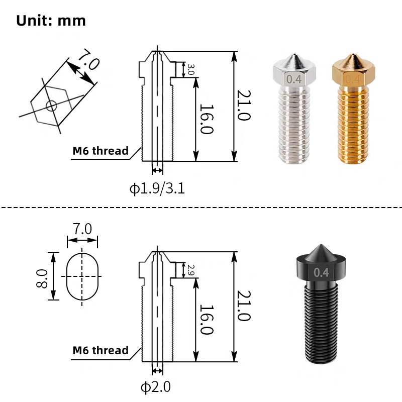 Volcano Nozzle For Artillery S - Direct Drive Extruder review and price