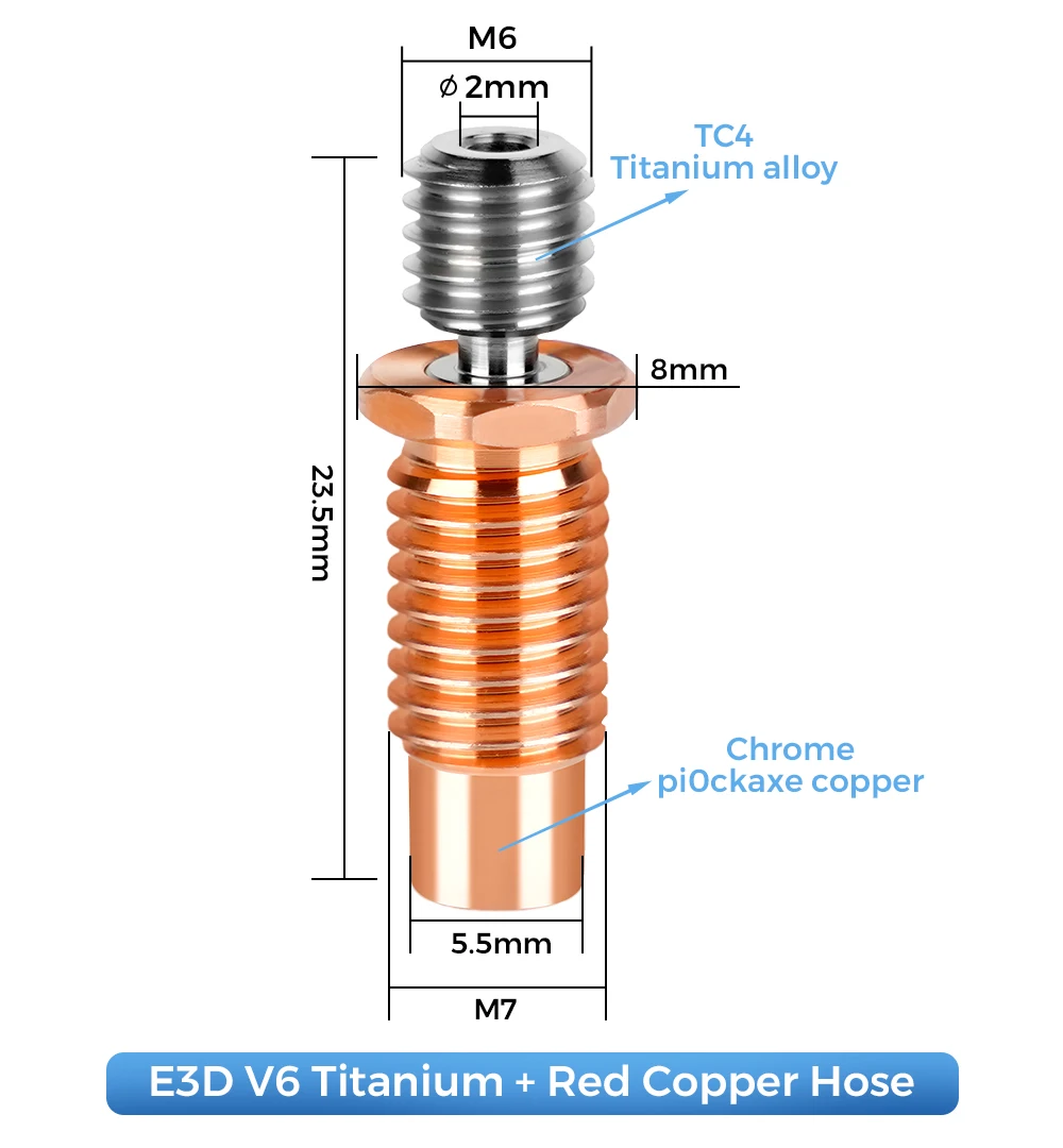 High Quality E3D V6 Throat V5  - Direct Drive Extruder review and price