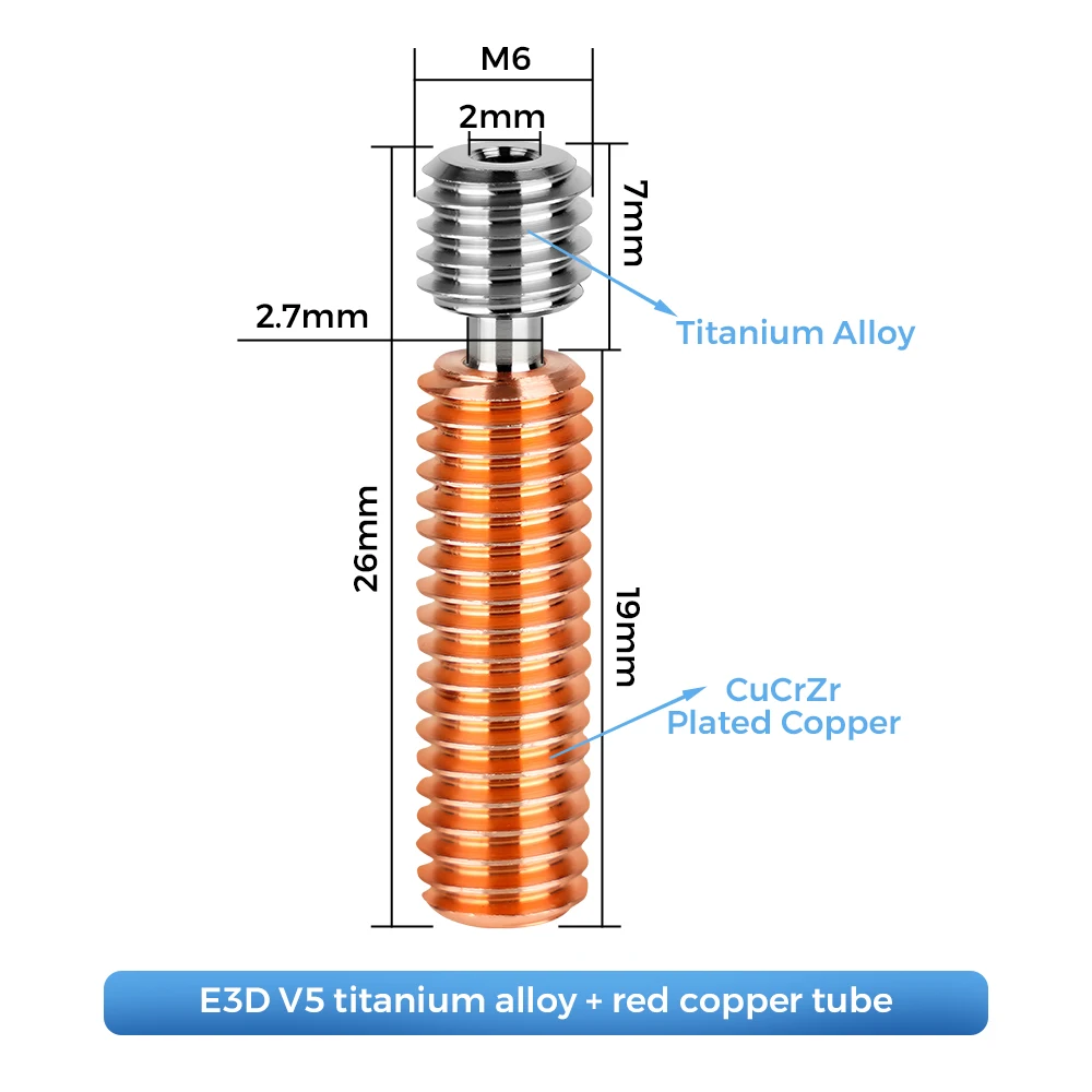 High Quality E3D V6 Throat V5  - Direct Drive Extruder review and price