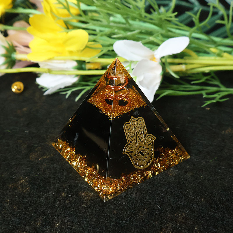 Hamsa Hand Resin Crystal Pyram - Resin review and price
