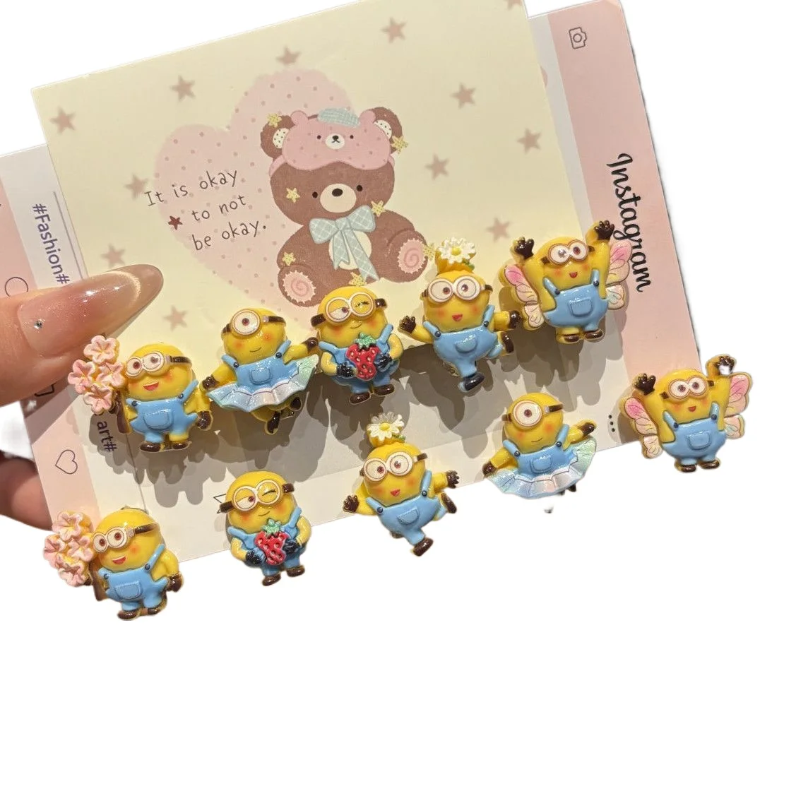 5pcs/10pcs Cute Resin Minions  - Resin Vat review and price