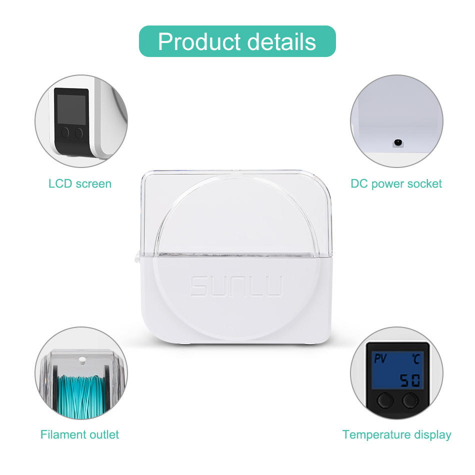 SUNLU Filament Dryer S1 Plus B - Filament 1.75 review and price